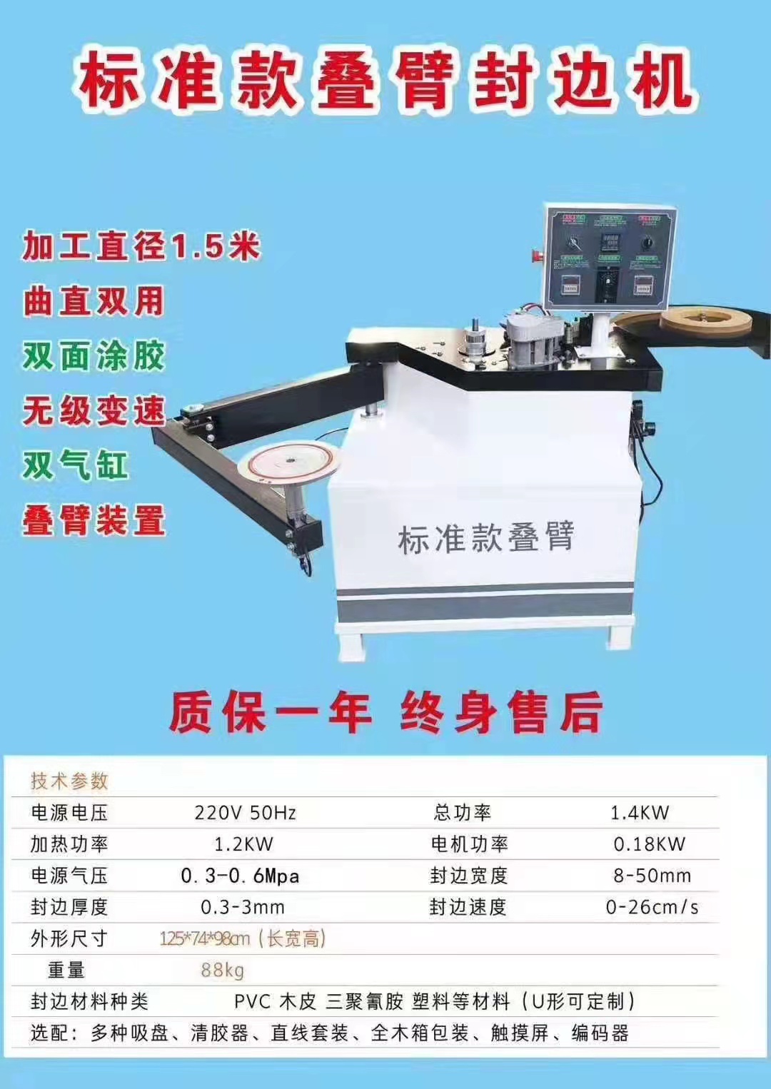 直線封邊機(jī)操作過(guò)程及加工方法